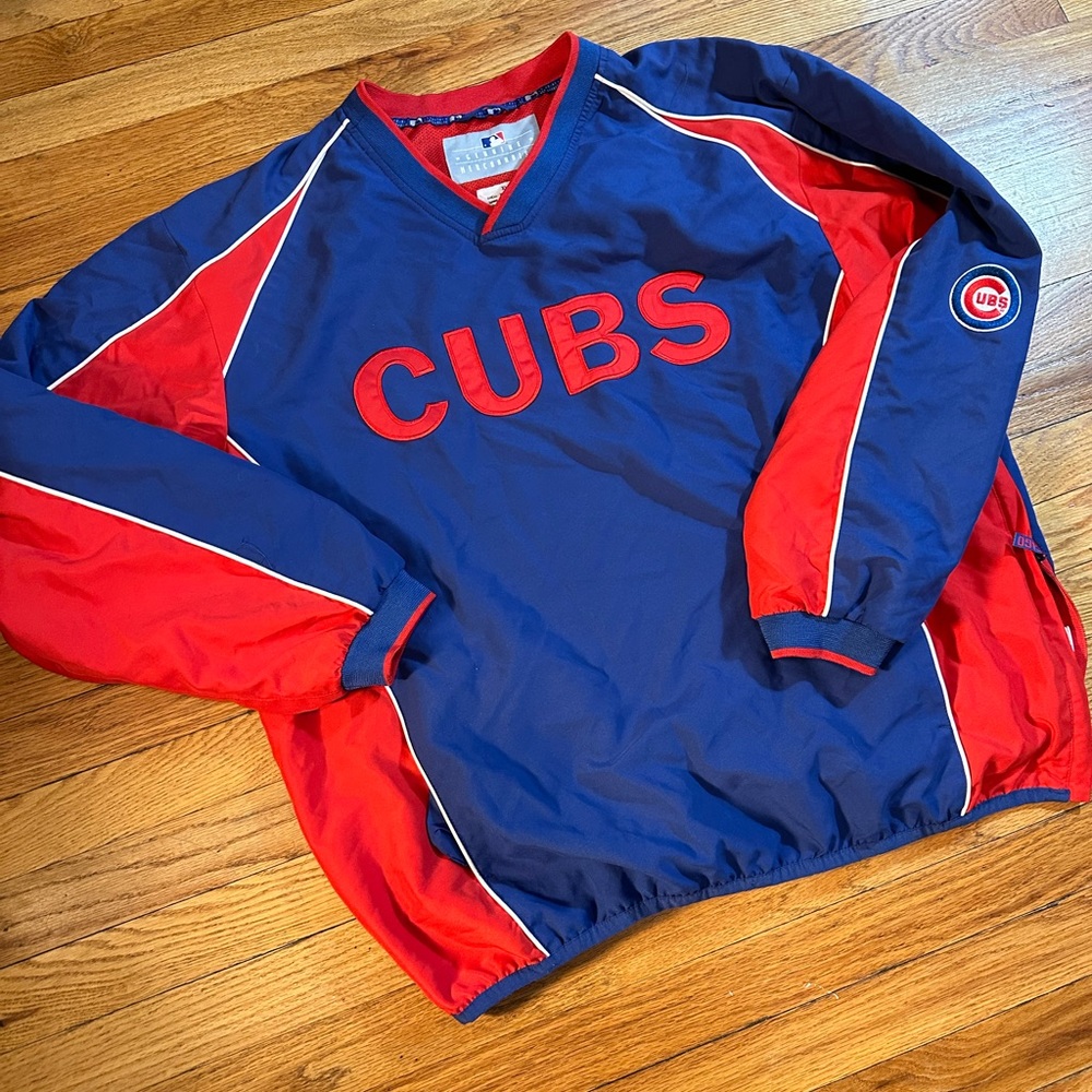 Vintage Chicago Cubs 90s Baseball Windbreaker Jacket Men’s XL Official Merch
